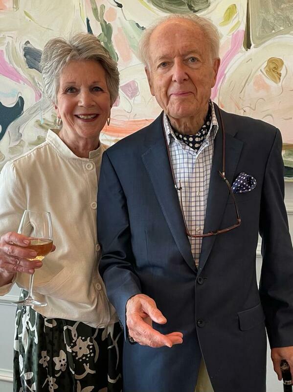 June and Nikita in the Riverside Restaurant, London, June 30 2022. Photo provided by the hero of the interview